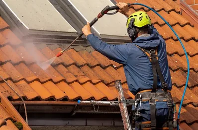 Démoussage et hydrofuge de toiture à Nuaillé
